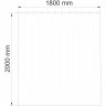 Шторка для ванной WASSERKRAFT RHEIN SC-62102